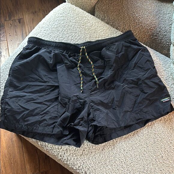 L.L. Bean Black Athletic Shorts with Elastic Waistband - Picture 1 of 10